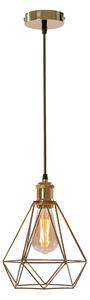 Toolight - Závesná stropná lampa Reno - zlatá - 392197