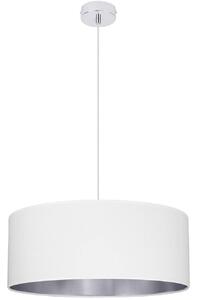 Závesné svietidlo Shade, 1x textilné tienidlo (výber z 2 farieb), (výber z 3 farieb konštrukcie), (fi 50cm), ch