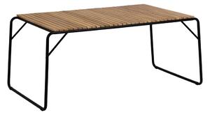 Záhradný jedálenský stôl s doskou z akáciového dreva Kave Home Yukari, 165 x 90 cm