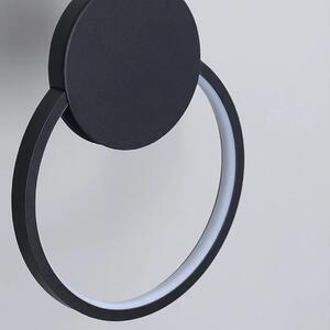 Toolight - Závesná stropná lampa Round LED - čierna - APP852-CP