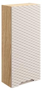 Comad Kúpeľňová skrinka závesná horná Ocean Beige 35 béžová/dub olejovaný