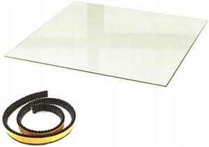Krbové sklo 310x270 mm – samovoľne čistiace pyrolytické sklo, odolné teplu, do krbu a rúry, leštené, 31x27 cm