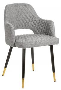 Dizajnová stolička Laney svetlosivá