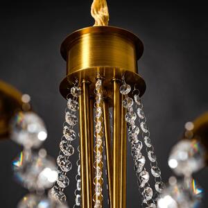 Toolight - Závesná stropná lampa Rustic - zlatá - APP765-6CP