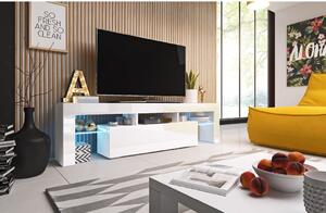 CAMA MEBLE TV stolík TORO 158 Farba: biela/sivá