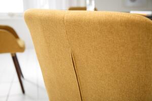 Dizajnová stolička Sweden Master horčicovožltá