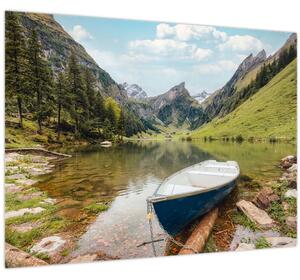 Obraz - Seealpsee, jazero Švajčiarska (70x50 cm)