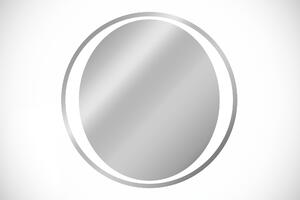 Comad Závesné zrkadlo s LED osvetlením Aurelia ⌀80 cm