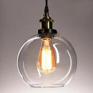 Toolight - Závesná stropná lampa Verto B - transparentná - APP044-1CP