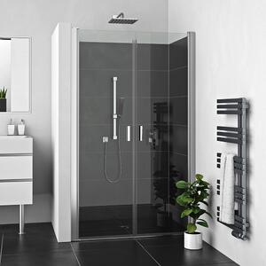 Roltechnik Outlet Dvojkrídlové sprchové dvere LZCN2 pre inštaláciu do niky - bez vaničky ROTH-Variant: šírka: 100 cm, orientácia: UNI - (LZCN2 - 230-1000000-00-02), ROTH-Profily: profily: brillant, výplň: transparent