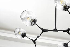 Toolight - Závesná stropná lampa Visci 7 - čierna - APP505-7C