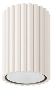 Stropné svietidlo Karbon, 1x béžové kovové tienidlo, (10 cm)