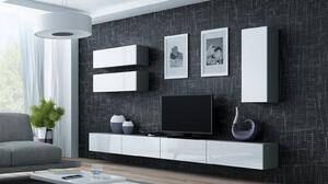 CAMA MEBLE Obývacia stena VIGO 13 Farba: čierna/biela