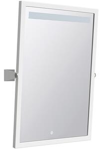Bemeta Design HELP: Výklopné zrkadlo, 400 x 600 mm, s LED osvetlením, dotykový senzor, biela - 301201034