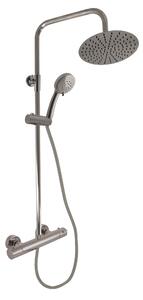 Slezák - RAV Sprchový komplet s termostatickou batériou TERMOSTATICKÁ - TRM82.5/5-01.4MGK, Metal Grey kartáčovaná
