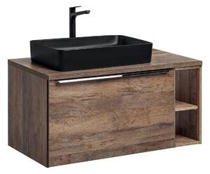 Comad Kúpeľňová skrinka s doskovým umývadlom set dub Santa Fe Oak 100 dub santa fe