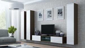 CAMA MEBLE Obývacia stena VIGO 18 Farba: sivá/biela