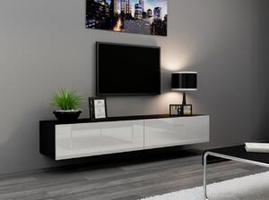 CAMA MEBLE Televízny stolík VIGO 180 Farba: čierna/biela