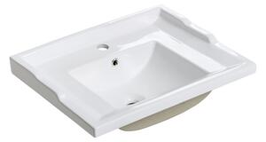 Comad Nábytkové keramické umývadlo UM- CFP F60 RETRO, 61x46 cm, biela lesklá
