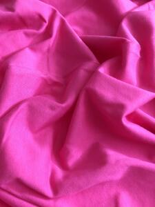 Zdravsi-spanok Posteľná plachta Jersey 009-Ružová 90x200 cm