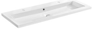 Comad Nábytkové keramické umývadlo UM-8070 SPIRIT 120, 121x46 cm, biela lesklá