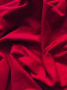 Zdravsi-spanok Posteľná plachta Jersey 030-Červená 180x200 cm
