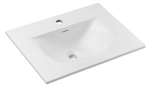 Comad Nábytkové keramické umývadlo SKY 1 60 MATT WHITE, 61x46 cm, biela matná