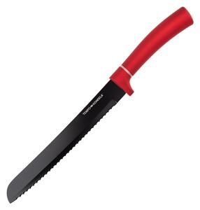 TEMPO-KONDELA LONAN, sada nožov s magnetickým držiakom, 6 ks, červená