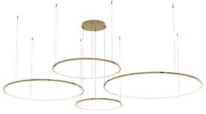Závesné LED svietidlo Saturno, 4x LED 120w, 4000k, g