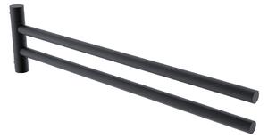 Nimco Držiak na uteráky otočný, 42 cm BORMO čierna - BRC 11096-90
