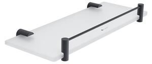 Nimco Polica s ohrádkou, 30 cm BORMO čierna - BRC 11091BX-30-90