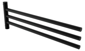 Nimco Držiak na uteráky otočný, 42 cm BORMO čierna - BRC 11096-3-90