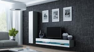 CAMA MEBLE Obývacia stena VIGO NEW 9 Farba: čierna/biela