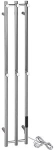 Bemeta Design Elektrický sušiak uterákov PILLAR 3, 1180 mm, tyč, 91W, nerez, lesk - 704153111
