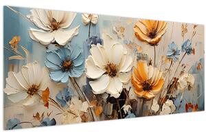 Obraz - Kytica, maľba (120x50 cm)