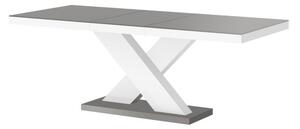 HUBERTUS Rozkladací jedálenský stôl XENON MAT Farba: biela