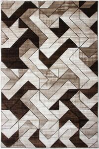 Koberec Cosmic Carving 5103 CREAM/BROWN rozmery koberec: 120x170 cm