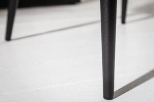 Stolička Modena z mikrovlákna svetlo šedá