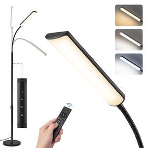 SONGMICS Nastavitelná stojací LED lampa Mikro černá