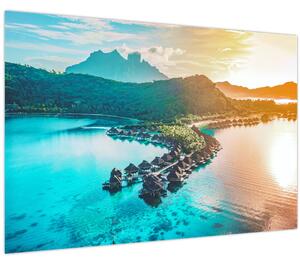 Obraz - Bora Bora (90x60 cm)