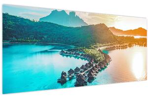 Obraz - Bora Bora (120x50 cm)