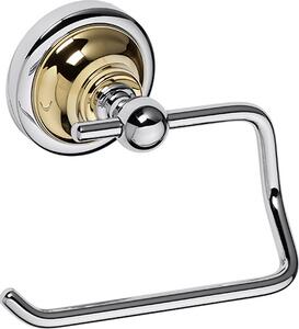 Bemeta Design RETRO gold-chrom: Držiak toaletného papiera, bez krytu - 144212028