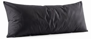Kvalitex Bavlnená obliečka na relaxačný vankúš čierna 45x120cm