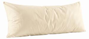 Kvalitex Bavlnená obliečka na relaxačný vankúš smotanová 45x120cm