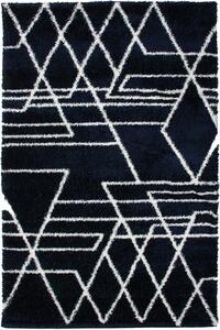 Koberec Boho 610 NAVY BLUE/CREAM rozmery koberec: 80x150 cm