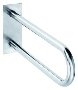 Bemeta Design HELP: Madlo, 600 mm, v tvare U, s krytkou, nerez, lesk - 301707271