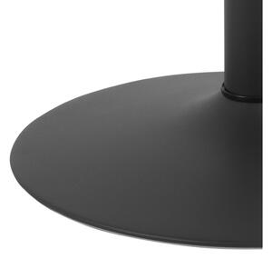 Barový stôl Neesha Ø 80 cm čierny