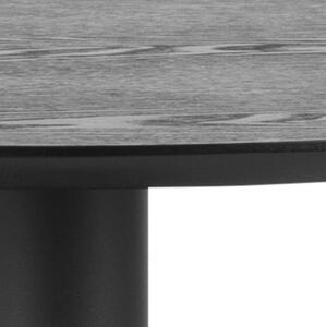 Barový stôl Neesha Ø 80 cm čierny