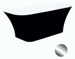 Besco Voľne stojaca vaňa z liateho mramoru Assos S-Line BW 160x70