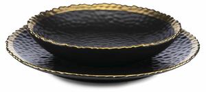 Keramická súprava tanierov Kati Black Gold 8ks